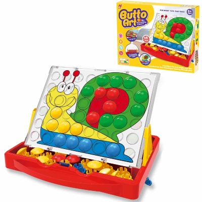 Joc Mozaic cu Suport si Cutie de Depozitare, 48 piese | image