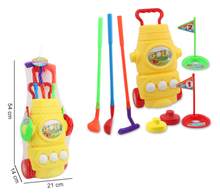 Set Golf cu Crose, Mingi și Accesorii, 11 piese