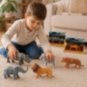 Set 2 Animale Sălbatice pentru Copii Modele Aleatorii