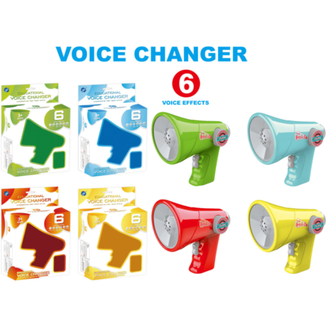 Megafon Interactiv pentru Copii cu Schimbător de Voce – 6 Efecte