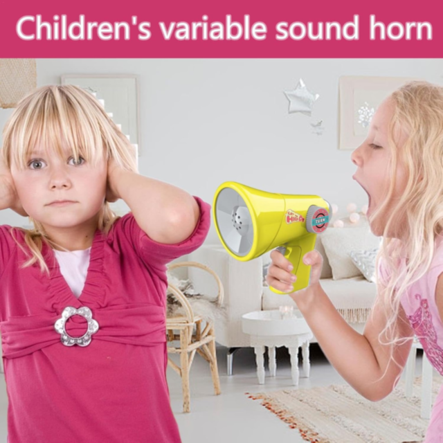 Megafon Interactiv pentru Copii cu Schimbător de Voce – 6 Efecte