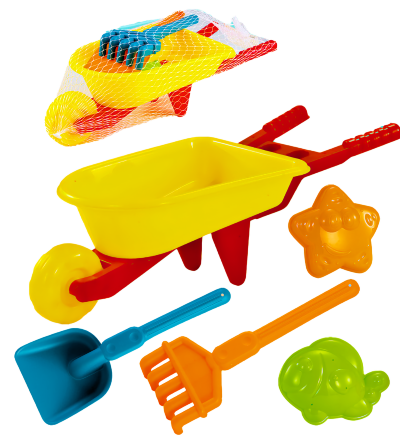 Roaba cu 4 Accesorii de Nisip  | image