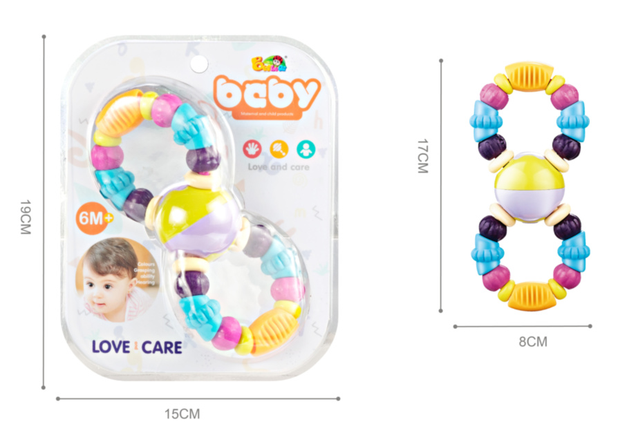 Jucărie Dentiție cu Mărgele din Silicon