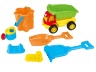 Set Camion pentru Nisip: Găleată, Ustensile și Forme pentru Joacă Creativă