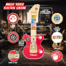 Chitară Electrică Interactivă pentru Copii cu Funcție Touch și Sunete Muzicale (culoare roșu)