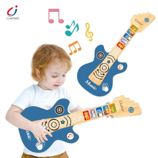 Chitară Electrică Interactivă pentru Copii cu Funcție Touch și Sunete Muzicale (culoare roșu)