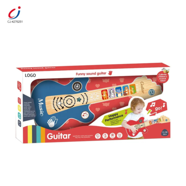 Chitară Electrică Interactivă pentru Copii cu Funcție Touch și Sunete Muzicale (culoare roșu)