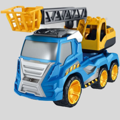 Camion Interactiv cu Macara și Platformă Mobilă (culoare aleatorie) | image