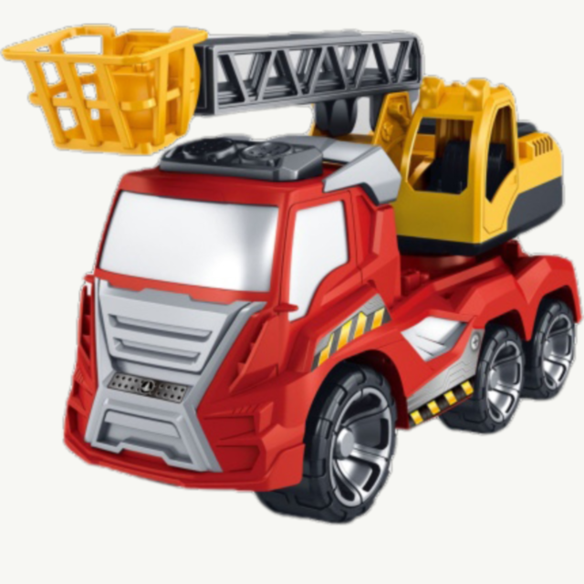 Camion Interactiv cu Macara și Platformă Mobilă (culoare aleatorie)