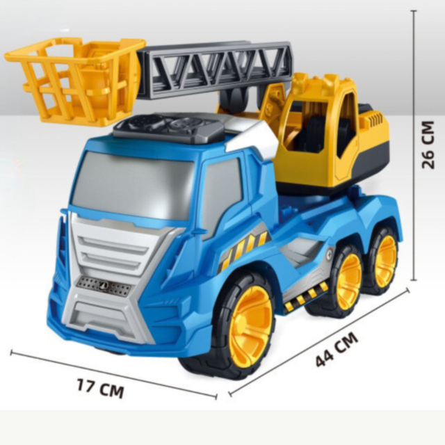 Camion Interactiv cu Macara și Platformă Mobilă (culoare aleatorie)