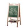 Tablă Educațională din Lemn cu Două Fețe 