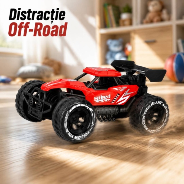 Mașină Off-Road cu Inerție pentru Copii, Model Racing