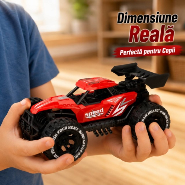 Mașină Off-Road cu Inerție pentru Copii, Model Racing