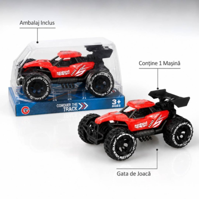 Mașină Off-Road cu Inerție pentru Copii, Model Racing