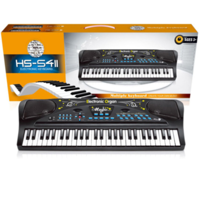 Orga Electronică Mare cu Multiple Funcții și Microfon | image