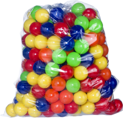 Set 250 Bile Colorate din Plastic, 8cm | image