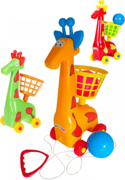 Girafa cu Bilă și Sfoară de Tras | image