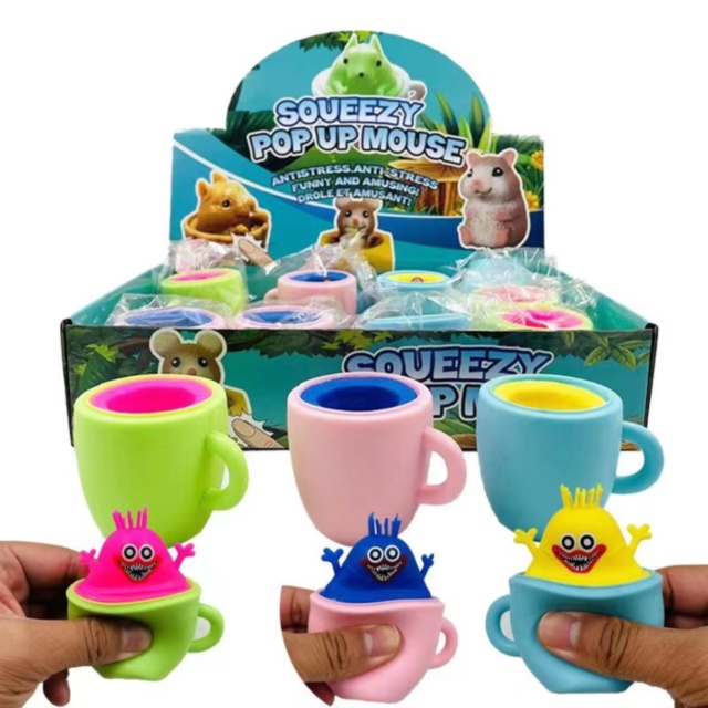 Cănuța cu Monștri Antistres set 12 buc