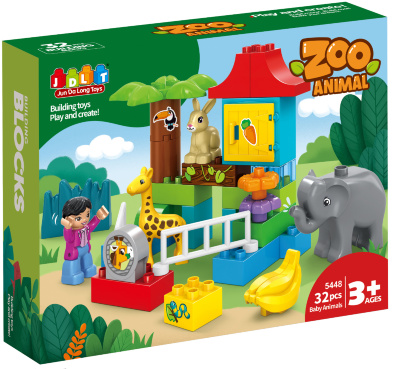 Constructor cu Animale, 32 piese | image