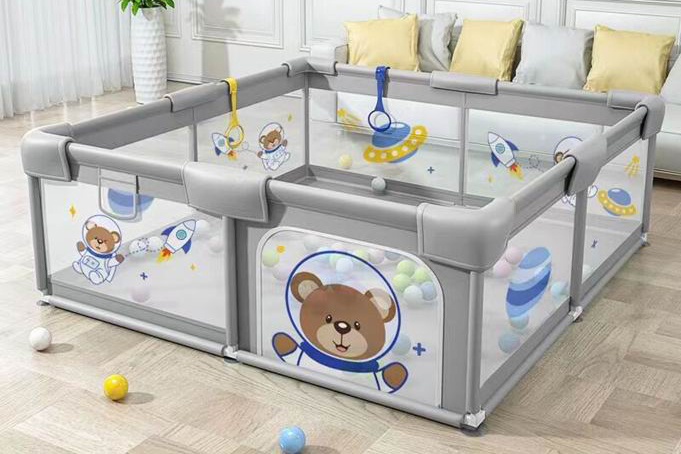 Spațiu de Joacă Manej cu 50 Bile Incluse, 180 x 200 cm