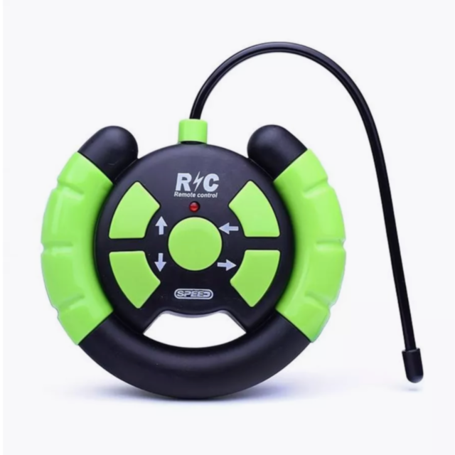 Mașinuță de Jucărie Transparentă cu Lumini, Abur și Telecomandă