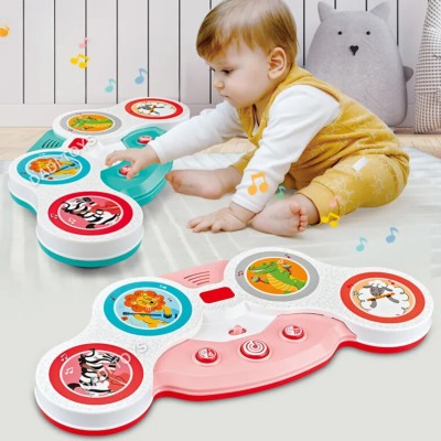 Tobă Interactivă pentru Copii - Jucărie Muzicală Educativă (culoare aleatorie) | image