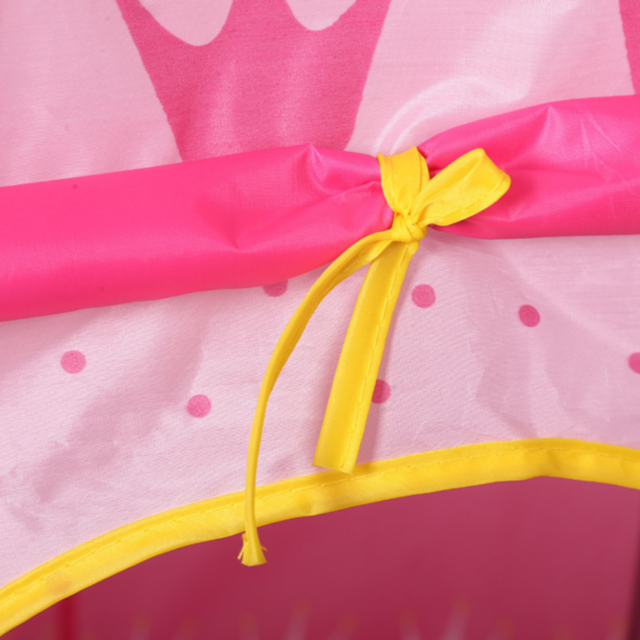 Cort de Joacă Castel Roz pentru Copii, Design de Prințesă, pentru Interior și Exterior