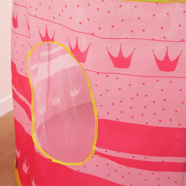 Cort de Joacă Castel Roz pentru Copii, Design de Prințesă, pentru Interior și Exterior