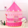Cort de Joacă Castel Roz pentru Copii, Design de Prințesă, pentru Interior și Exterior