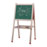 Tablă Din Lemn Dublă Față cu Accesorii 