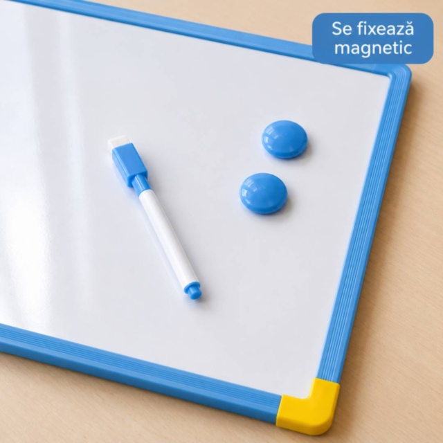Tablă magnetică dublă pentru scris și desenat copii