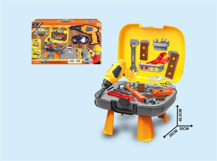 Trusa Bormașină Electrică cu Scule și Unelte de Construcție