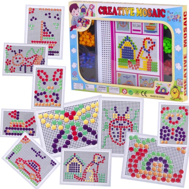 Mozaic cu Pioneze Colorate