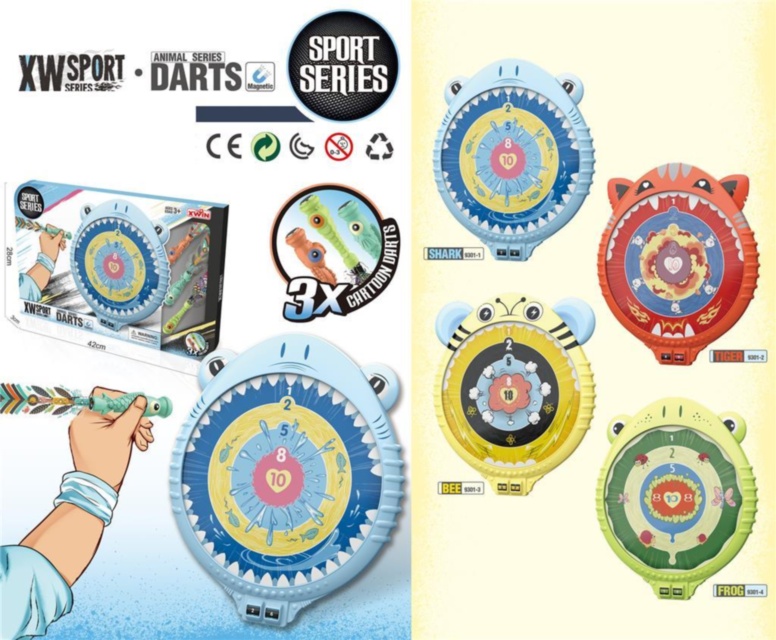 Dart Magnetic cu 3 Săgeți