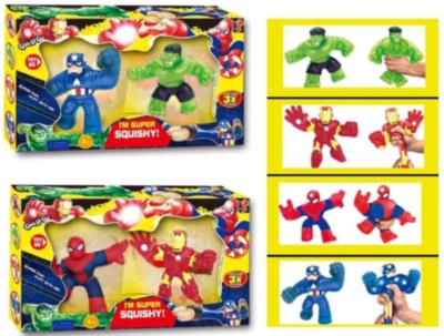 Set 2 Figurine Goo Jit Zu care se poate întinde | image