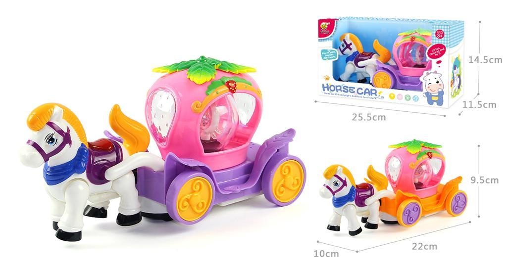 Caleașcă Muzicală cu Căluț care Merge, Sunete și Lumini