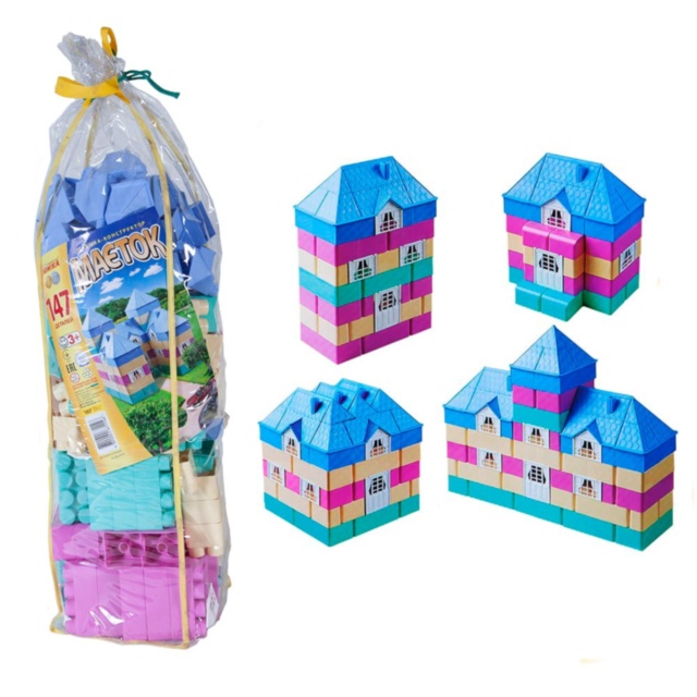 Set de Construcție  Casa de Vacanță  din 147 Blocuri Mari