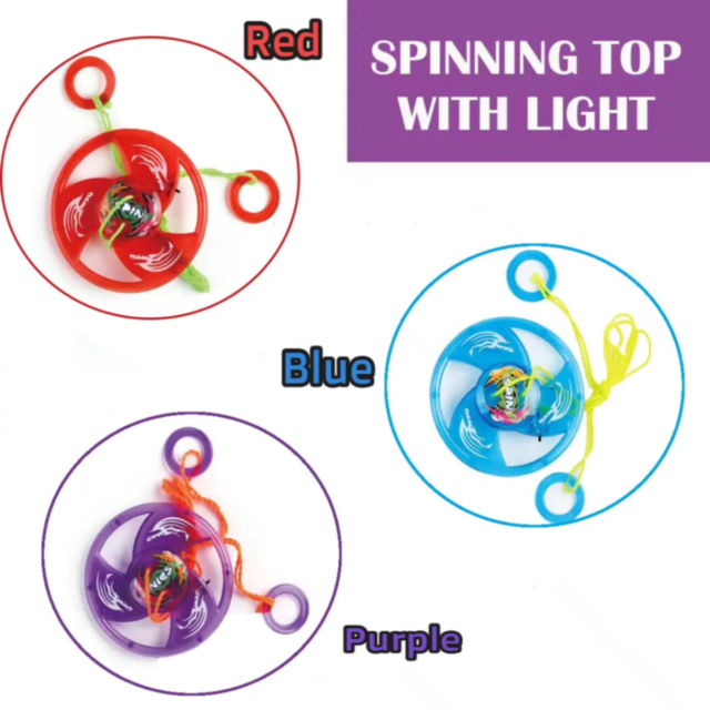 1buc. Jucărie „Top Spinning” cu lumini LED colorate, culoare aleatorie