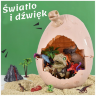Ou Dinozaur cu Figurine și Decor Preistoric