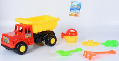 Camion cu 5 Accesorii de Nisip, 33cm | image