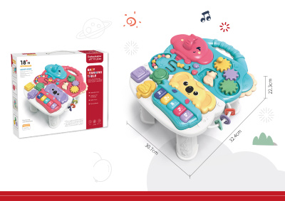 Masuta interactiva de activitati pentru bebelusi cu efecte sonore (verde) | image