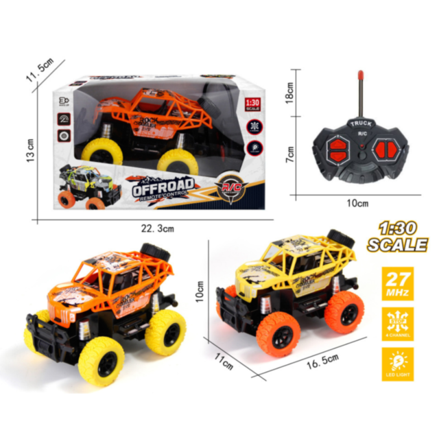 Mașinuță Off-Road Rock Crawler cu Telecomandă, Scara 1:30