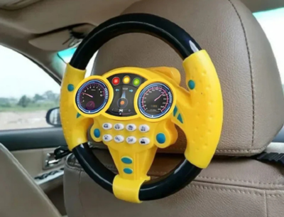 Volan interactiv pentru copii, cu sunete și lumini | image