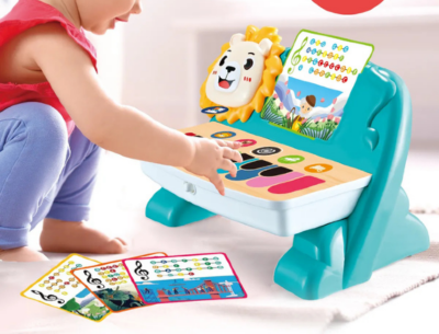 Pian Muzical Interactiv cu Leu pentru Copii (culoare aleatorie) | image
