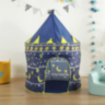 Căsuță de Joacă Tip Cort Castel pentru Copii, Design cu Stele și Lună, 135 cm