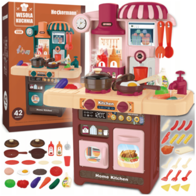 Bucătărie Interactivă cu Sunete și Abur pentru Copii – Set 42 Piese (culoare aleatorie) | image