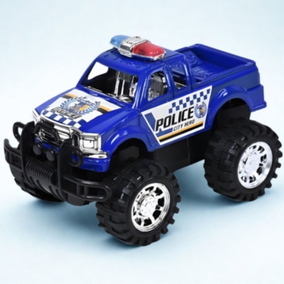 Mașină poliție off-road cu roți mari (culoare aleatorie) | image