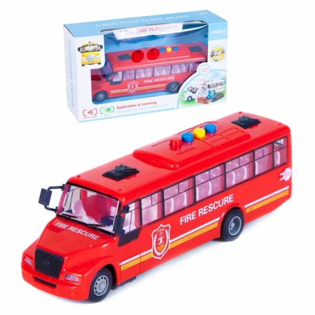 Autobuz cu Fricțiune, Ușă care se Deschide, Lumini și Sunete