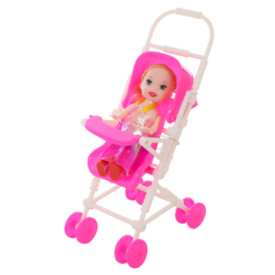 Păpușică Mini cu Cărucior | image
