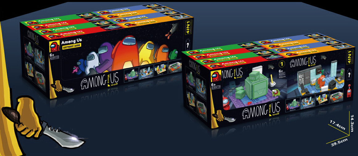 Among Us Sabotage, set de construcție 8buc./set, preț 1 buc.